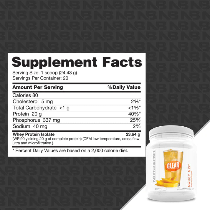 Nutrabio Clear Whey Iso